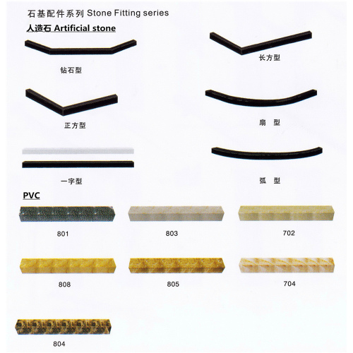 PVC基石 尺寸: 60*40(H)mm // 80*40(H)mm