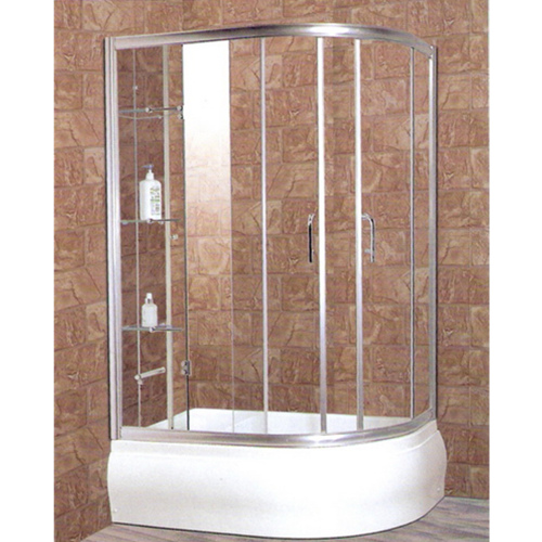 (42) OS1280 6mm強化玻璃扇型浴缸配浴屏 尺寸: 850*1000*1950mm